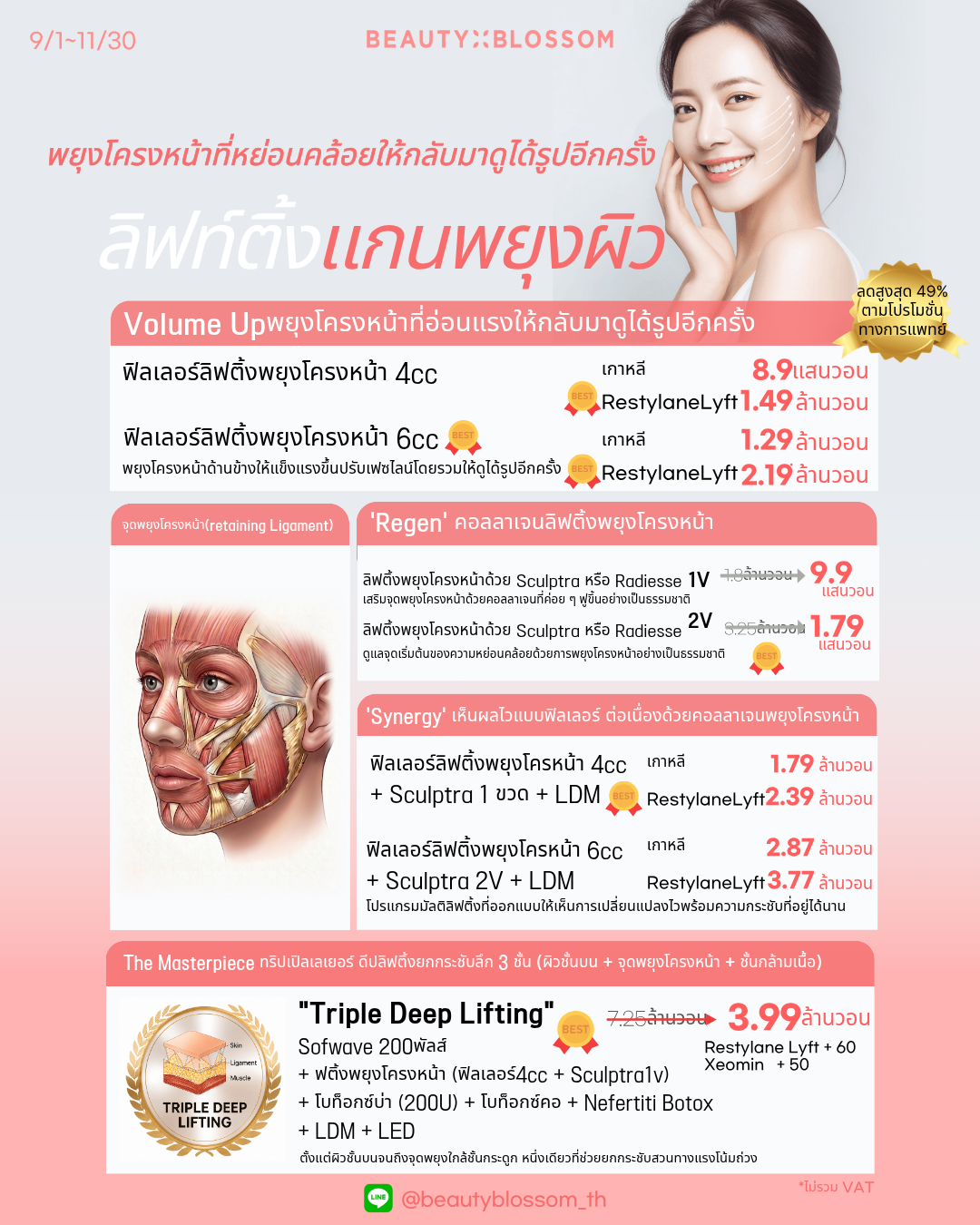 🧱Ligament Lift ลิฟติ้งจุดพยุงโครงหน้า🧱