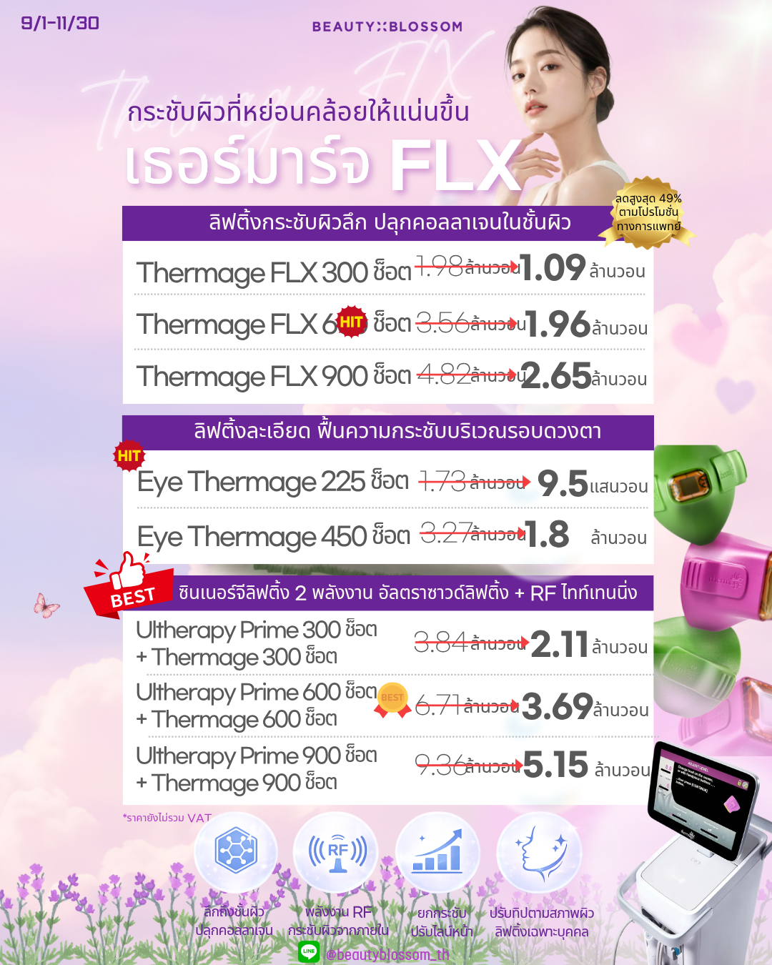 🍇Thermage FLX ยกกระชับผิว🍇