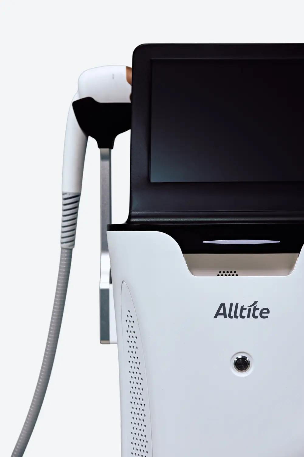 Alltite device screen and applicator close-up